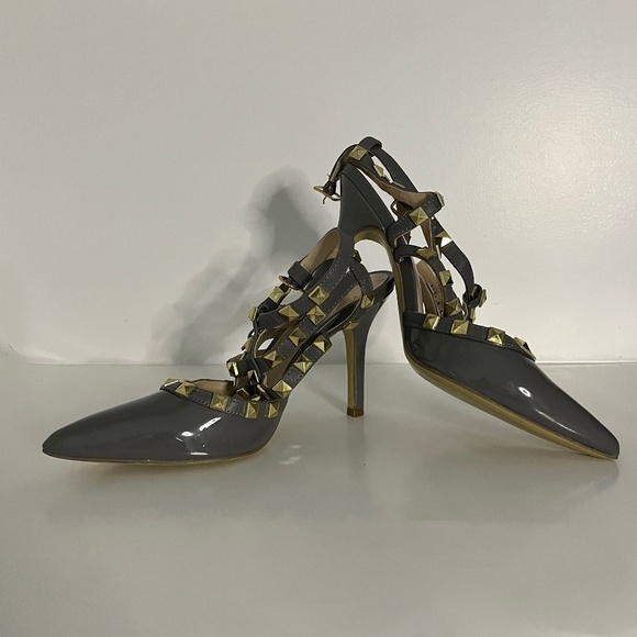 BCBG Shoes - BCBG Strappy Shoe with Studs- Size 7M